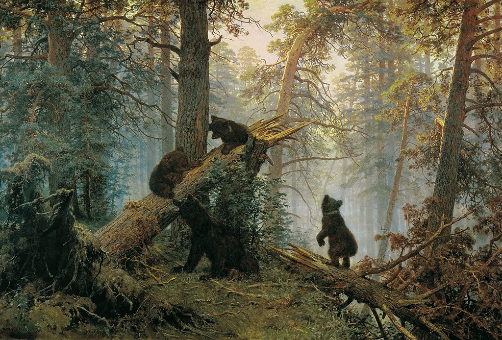 Ivan Shishkin- Morning in a pine forest