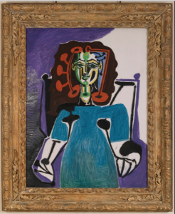 Pablo Picasso - Femme en bleu assise dans un fauteuil