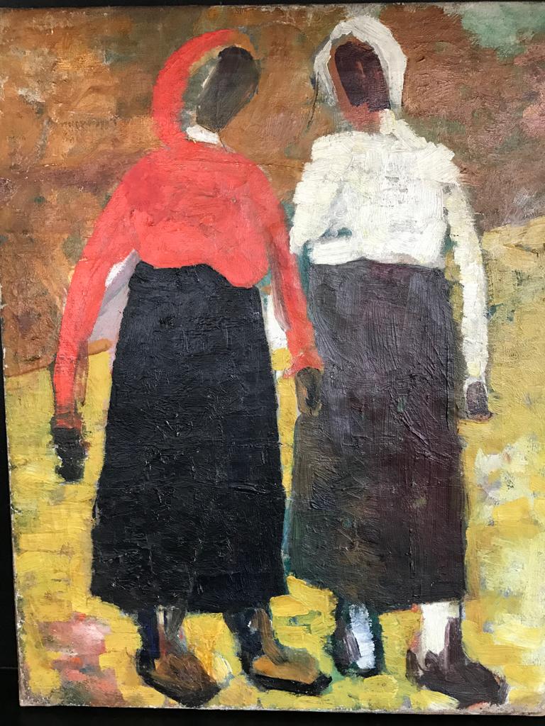 Kazimir Malevich - two figures - two peasant women