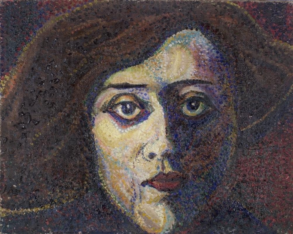 Ivan Klyun - Female Portrait