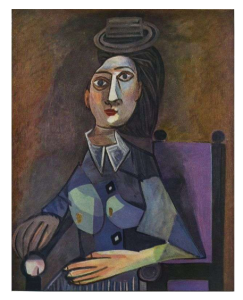 Pablo Picasso
Femme au petit chapeau rond