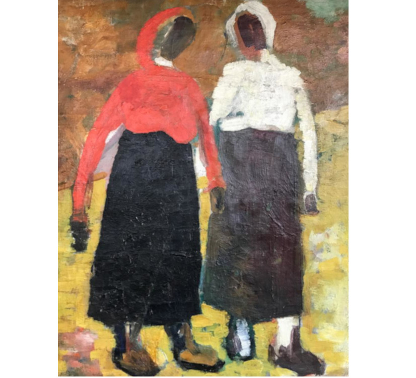 The two peasant women – Kazimir Malevich