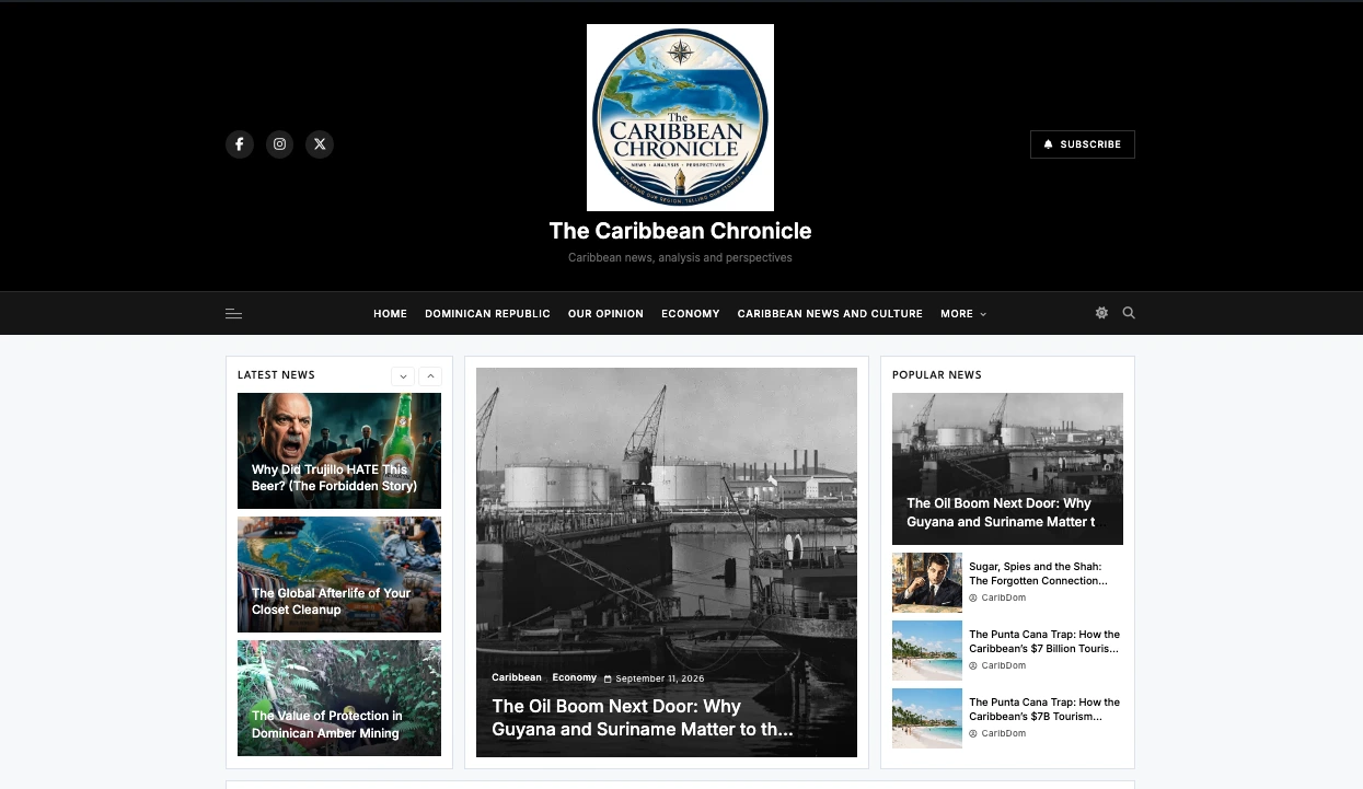 The Caribbean Chorincle Website