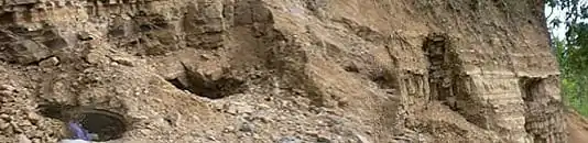 Mine holes