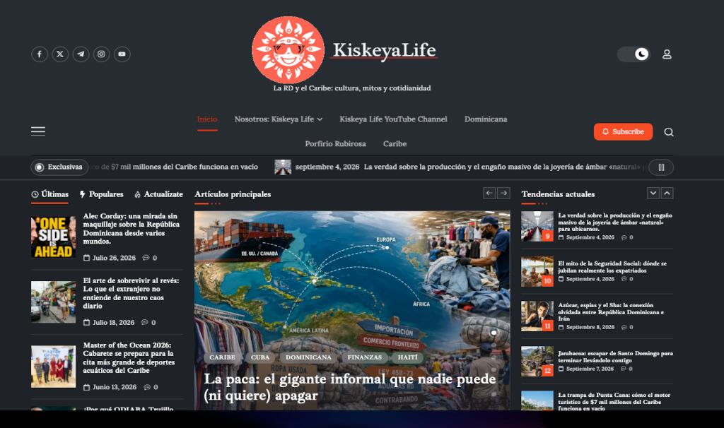 Kiskeya Life Website